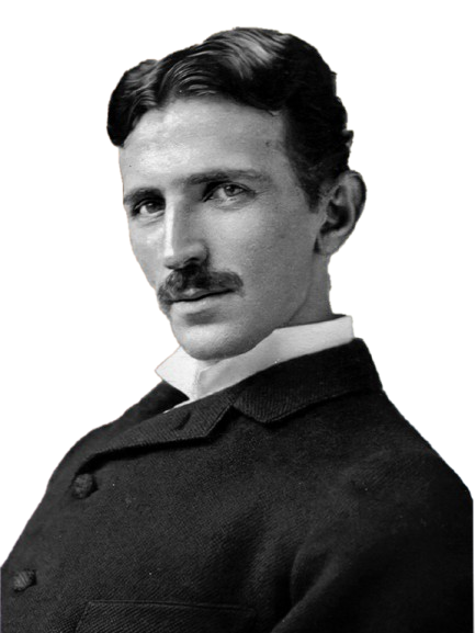 Portrait of Nikola Tesla